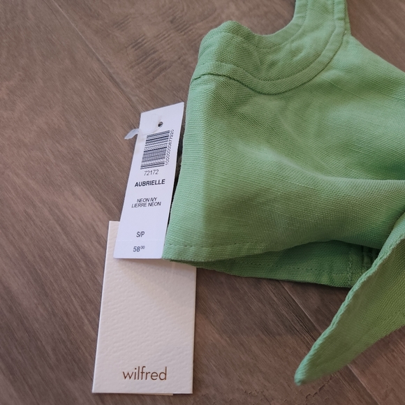 Wilfred "Aubrielle" Tie-front Crop Top - Picture 10 of 14